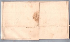 GERMANY 1852 BADEN POSTAL HISTORY OFFICIAL LETTER ADDR & POSTMARK