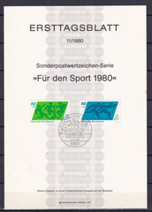 Bundesrepublik ETB 1046-8 Scott B574-6 Sports