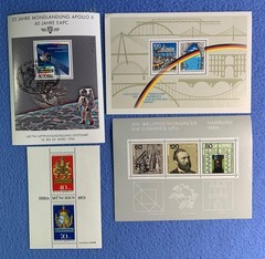 (46) GERMANY – MNH lot of four S/S (one has an FD cancel)