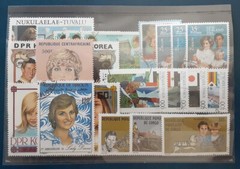 Worldwide Diana 22 Different Commemoratives MNH MH Used CTO Superb 5074-1