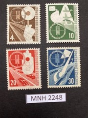 West Germany GFR 1953 Transport SG 1131-1134 698-701 Mint (MNH/**)
