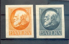 Bayern UNISSUED 175/176BI MNH Uncancelled Fresh Postfrisch 50EUR (y73021