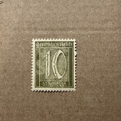 1921 Germany Deutsches Reich 10 Pfennig Stamp