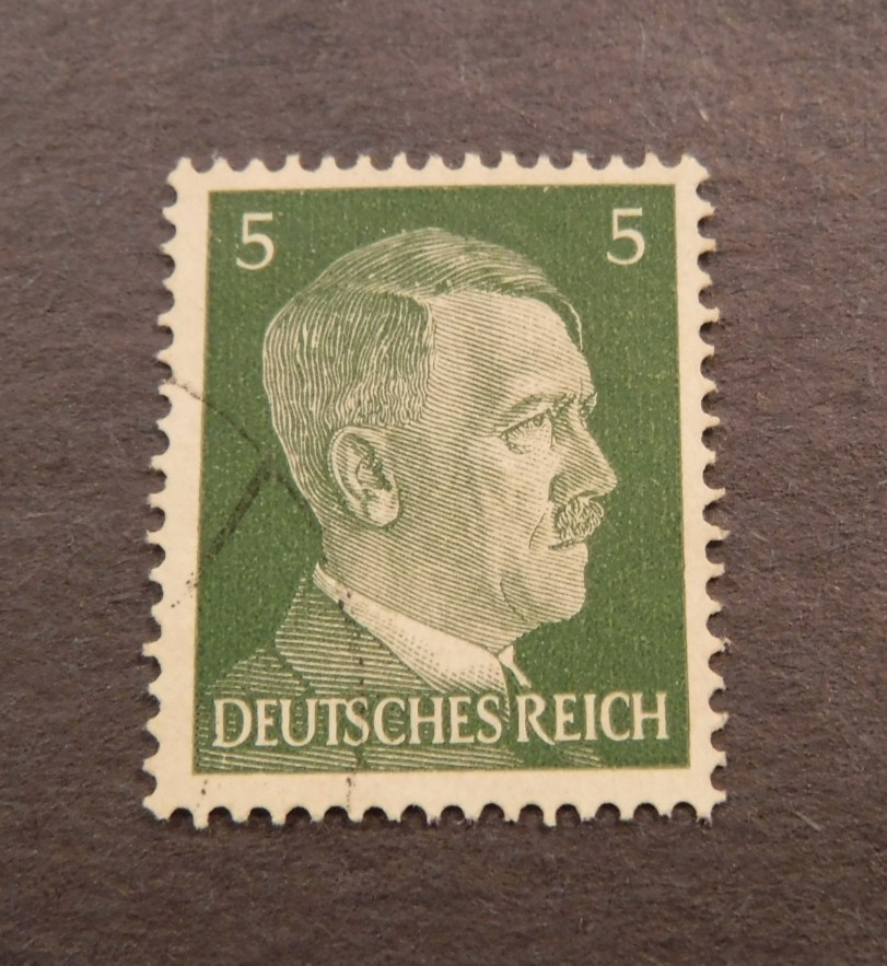 Scott#509 1941-44, 5 pf., Adolph Hitler Used Stamp,