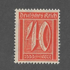 MNH Stamp PF40 Scott #166 Germania Weimar German Republic 1921 – 1922 issue