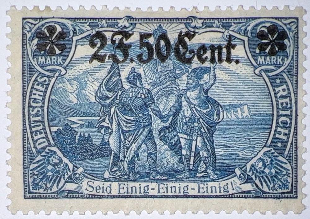 Travelstamps: Germany Stamps Scott #N26 – 14 1/2 x 14 Perf OP Mint MOGH Signed