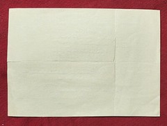 Post WW2 WWII German paper document Telegramm Deutsche Bundespost