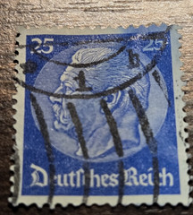 German Deutsches Reich Paul Von Hindenburg 16 Stamp Set – 1933