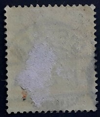 1906 Germany 25 Pfg orange red & black Germania stamp cancelled Giessen