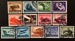 Travelstamps: Germany Stamps 1944 Scott #B257-B269 Hero’s Memorial Day Used