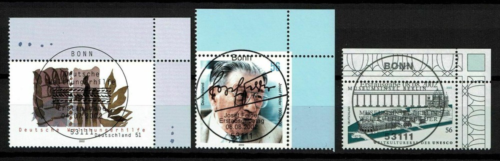 Bundle 2271, 2273, 2274, Corner 2 stamped, Mi. 3.20