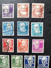 Germany Post-WWII Soviet Zone, 46 Mostly Used Stamps, Most Diff, See Description