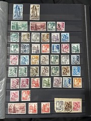GERMANY DEUTSCHE REICH STAMP COLLECTION + STATE STAMP IN STOCKBOOK USED, MH, MNH