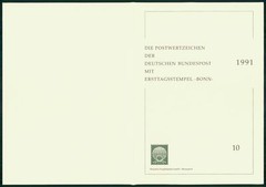 GERMANY FOLDER 1991/10 SPORT GEWICHTHEBEN RINGEN