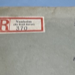 German Registered Cover Letter Used ( File 21)