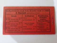 Germany Deutschland Stamp BOOKLET complete 1940, Third Reich Nazi WWII era – G