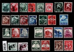 POSTMARKS Third Reich GERMANY Stamps Scott 442 thru Sc 469 1934-1935 #2819