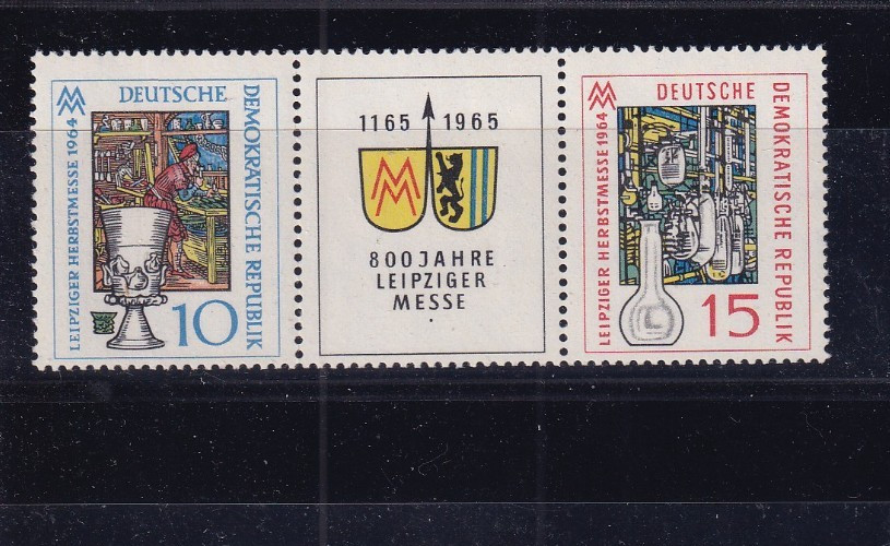 DDR MNH ** 1052-3 Scott 719-20 Leipzig Fair