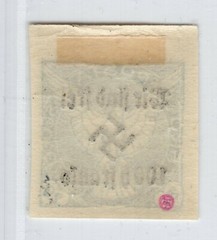 GERMANY OCCUPATION SUDETENLAND RUMBURG MICHEL 20 PERFECT MH CERTIFICATE BRUNEL