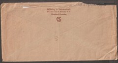 Germany 1939 1d red+1/2p green on window cover