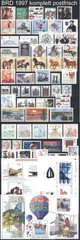 West-Germany / FRG / BRD Complete Yearsets 1995-1999 MNH Stamps, Mi. 1772-12086
