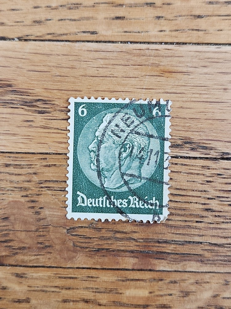 Germany Stamp 6pf Used Green