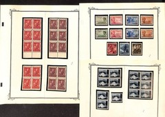 Croatia Specialized Stamp Collection on 40 Scott Pages, Blocks & Unlisted WWII