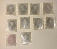 GERMANY DDR 1950 GOOD SCIENTISTS SET SCOTT 58-67 Cv.$130