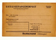 Unused WWII German Kriegsgefangenenpost POW Card Stalag Oflag Frontstalag Mint