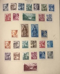 1948 Germany Rheinland-Pfalz Stamps Scott #6N16-6N29 & 6N1-15. CV $100