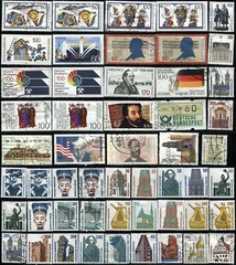 GERMANY Deutsche BundesPost Stamps Postage Collection 1977-1991 Used Mint LH