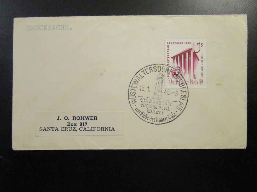 Germany SC# B139 on Event Cover to USA – Z6663