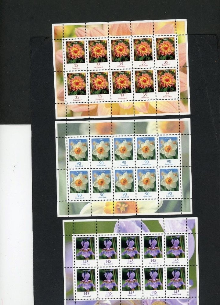 Germany 2005 Flowers Scott# 2311/2321 Mint NH