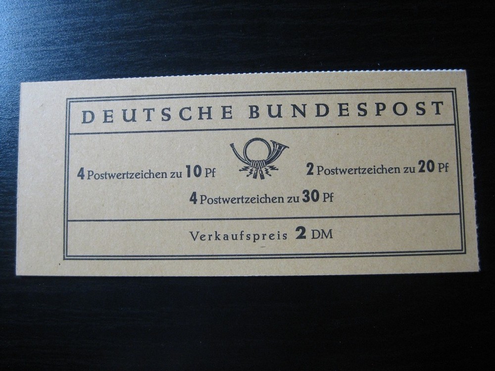 GERMANY Mi. #MH 12bu scarce mint MNH stamp booklet! CV $18.00