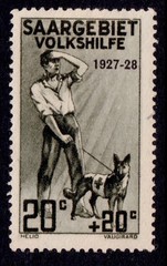 EBS Germany SAAR 1927 – Health Care – Soldier Welfare – Michel 122 – MH*