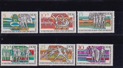 DDD MNH ** 1483-8 SC 1119-22 Sportfest Leipzig