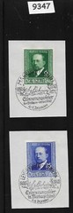 #9347 Cancelled set B186-187 / Emil von Behring / 1940 Germany Third Reich