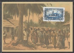 ✔️ Deutsches Reich Colonies 1910 German New Guinea RARE POSTCARD – REPRODUCTION