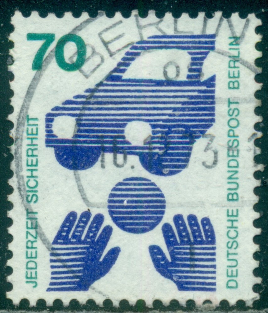 GERMANY SCOTT # 9N323A, TRAFFIC SAFETY, USED, , GREAT PRICE!