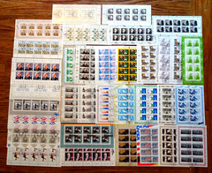 Bund ten sheet collection 34 KB stamp FRG 10 rubber ESST Bonn