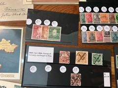 german stamps and postal history 1800s states on Reich mint and used *a551