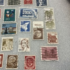 30 USED/Cancel mixed West Germany Deutsche Bundespost 1950-1990 Stamps. $1Ships.