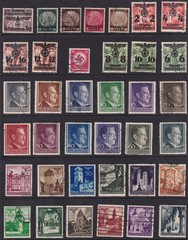 Lot Stamp Germany Poland WWII Hitler Poland Sets Buildings Castles GG U