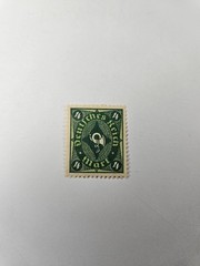 STAMP – GERMANY – DEUTSCHES REICH – 4 MARK – 1922 – POST HORN EMBLEM