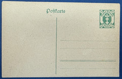 Germany, DANZIG, Poland 1920 Postcard Fischer Cp 20 MNH (**)