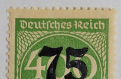 GERMANY ~ Deutrches Reich ~ 75 Saufend/400 Mark ~ Cancelled/Posted ~ c.1923