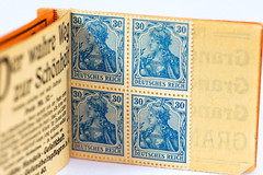 1920 Deutsches Reich German Empire Stamp Booklets Stamps 142, 143 & 139 Mint