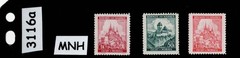 MNH Stamps Prague Castles & Cathedrals WWII Germany Occupation of BaM #3116a