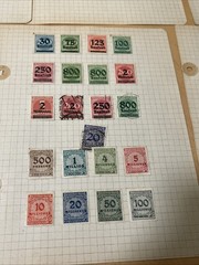200+ Germany Stamp Collection WW1 Imperial & WW2 WWII Third Reich 15 Pages