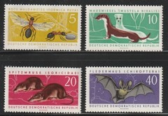 Germany-DDR 1962 Sc # 591-94 Animals MNH OG